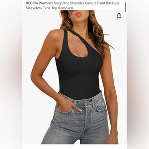 Amazon one shoulder bodysuit